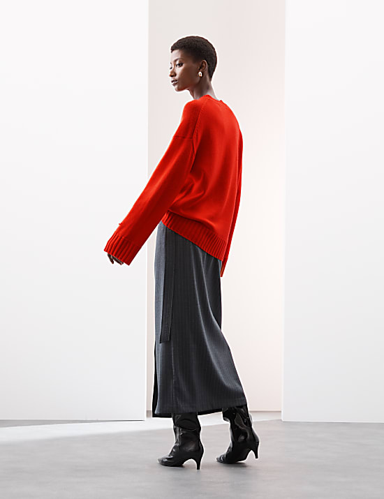 Merino Wool Rich Jumper With Cashmere