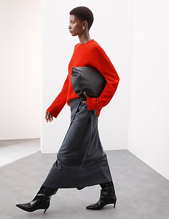 Merino Wool Rich Jumper With Cashmere