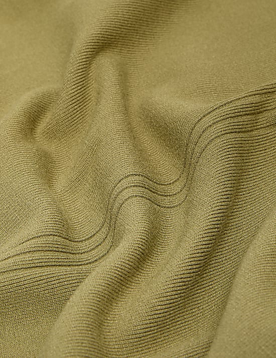 Crew Neck Blouson Sleeve Jumper