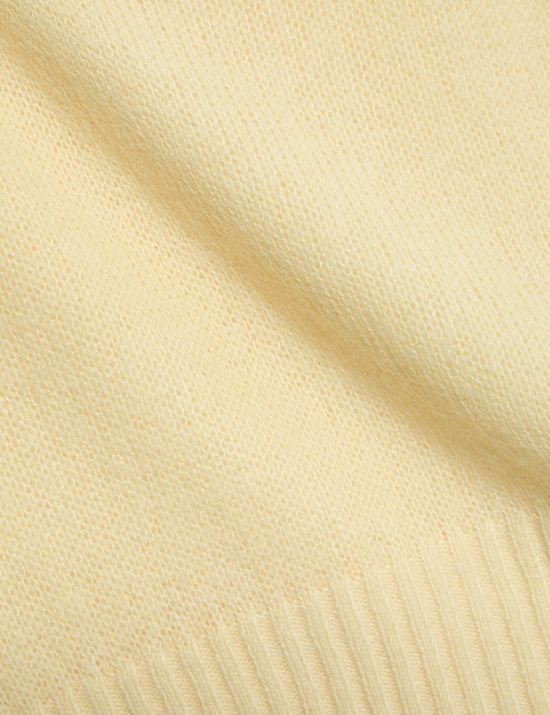 Πλεκτό Γιλέκο με V-Λαιμόκοψη από Κασμίρι