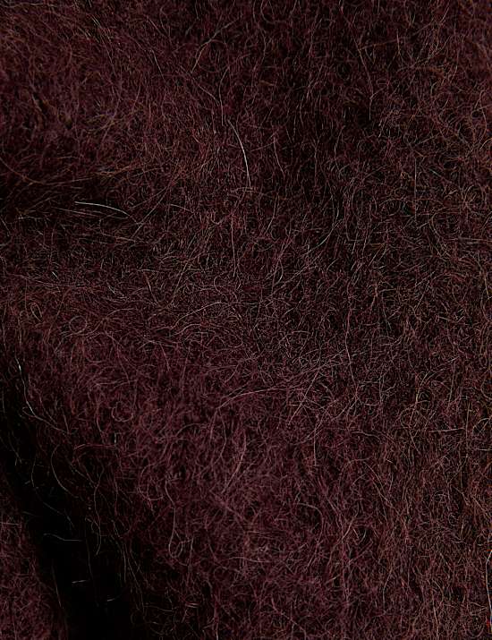 Pull en alpaga avec fermeture à glissière