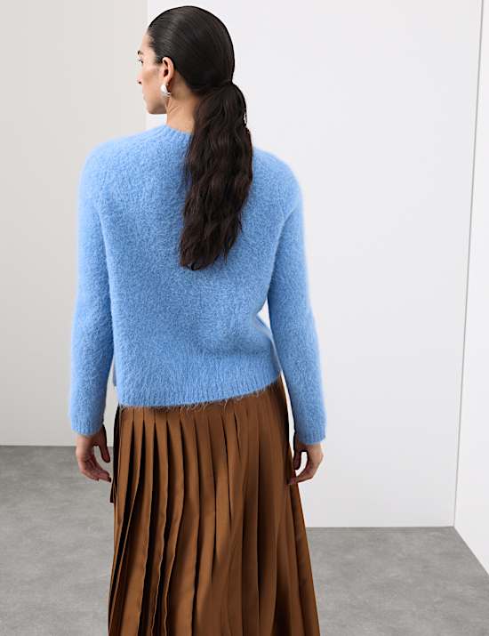 Pull en alpaga à col rond