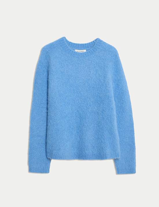 Pull en alpaga à col rond