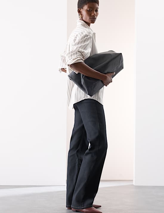 High Waisted Flared Jeans