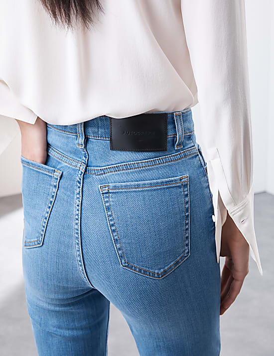 High Waisted Flared Jeans