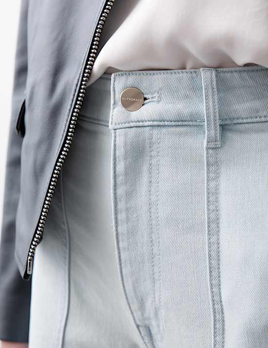 Jean charpentier taille haute coupe droite