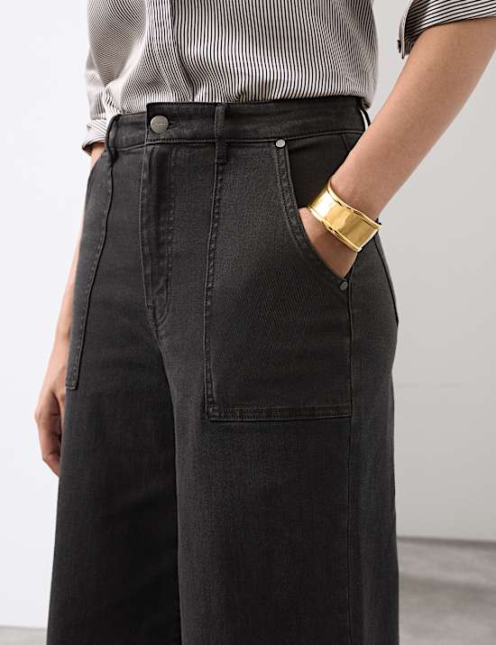 High Waisted Straight Leg Carpenter Jean