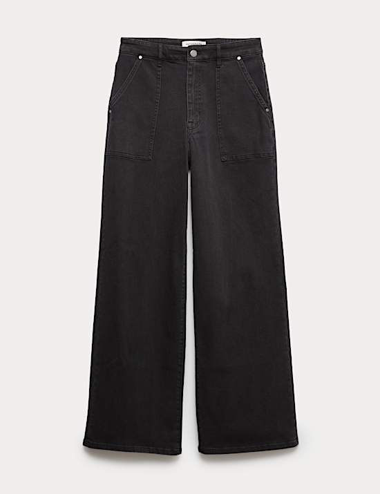 High Waisted Straight Leg Carpenter Jean