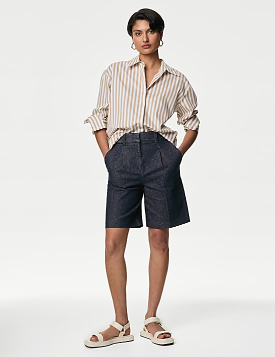 Marks and spencer shorts clearance