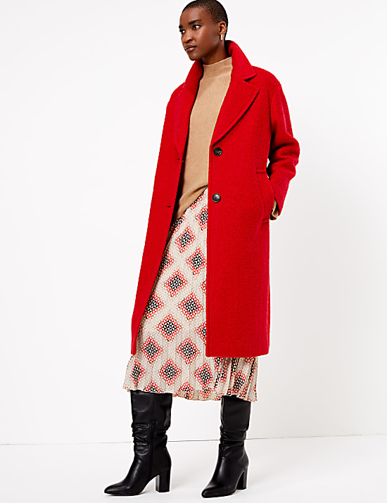 Printed Fit & Flare Midi Skirt