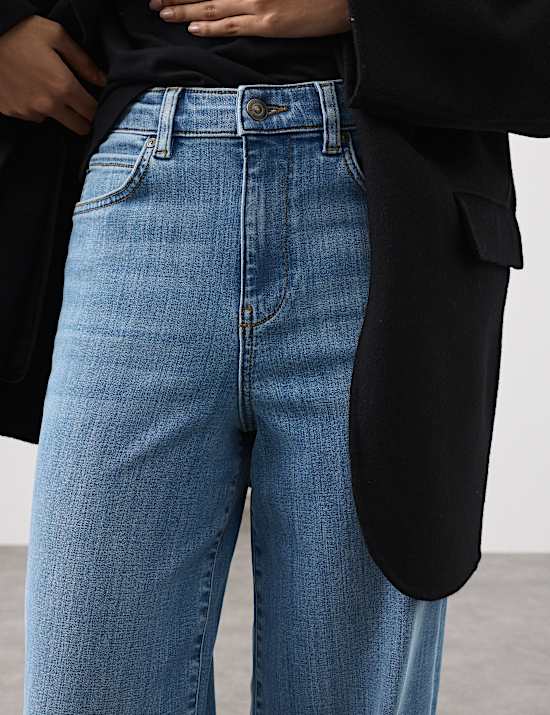 High Waisted Wide Leg Jeans