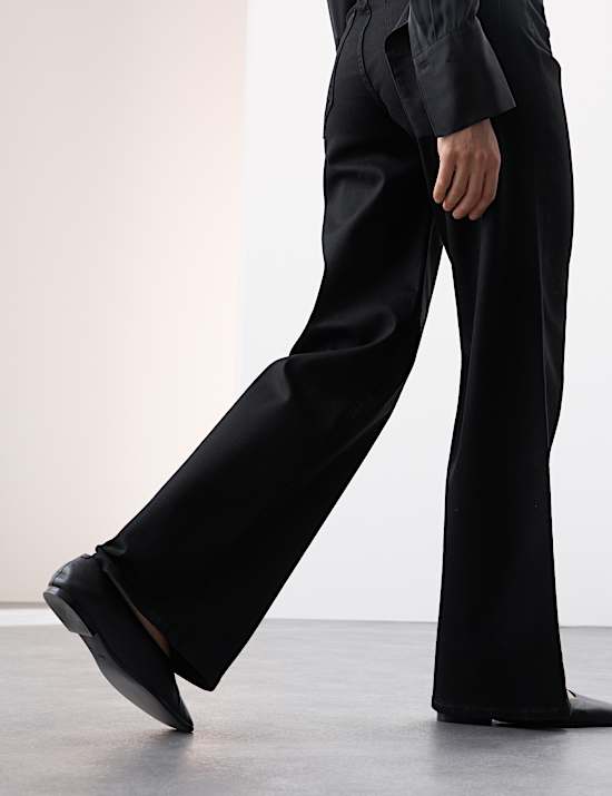 High Waisted Wide Leg Jeans