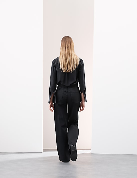 High Waisted Wide Leg Jeans