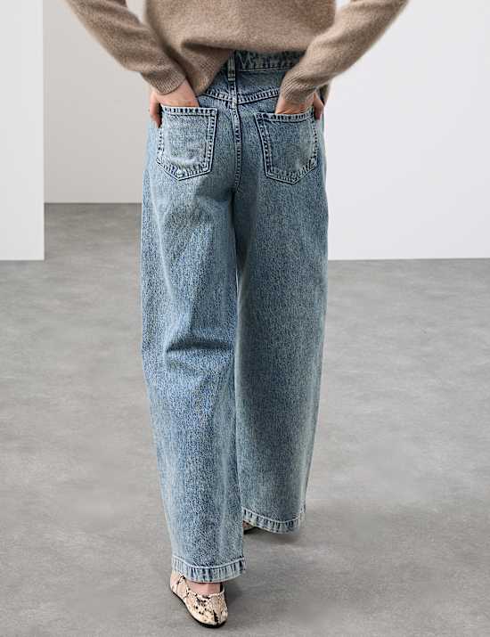 High Waisted Wide Leg Jeans