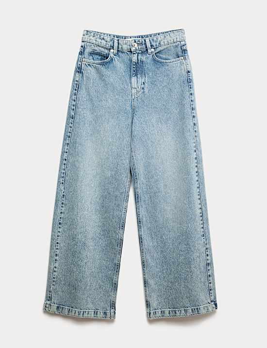 High Waisted Wide Leg Jeans
