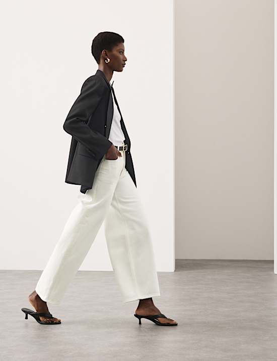 High Waisted Wide Leg Jeans