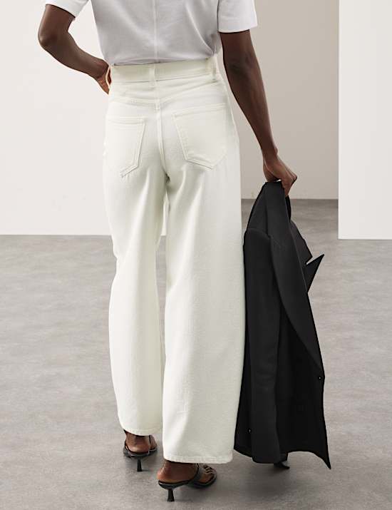 High Waisted Wide Leg Jeans