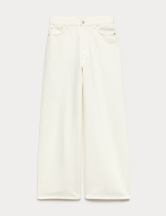 High Waisted Wide Leg Jeans