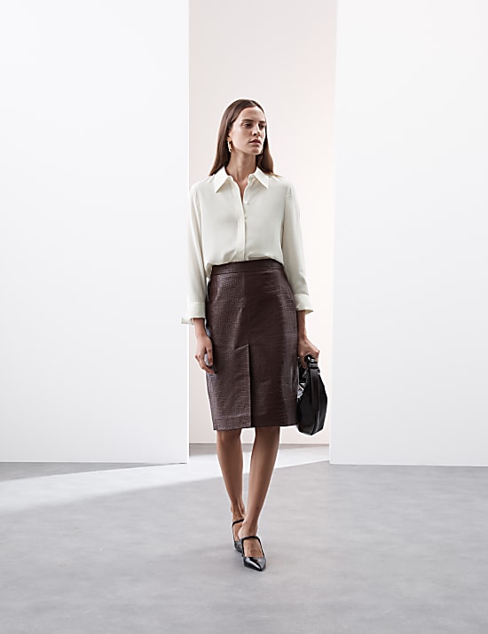 Pure Silk Long Sleeve Shirt
