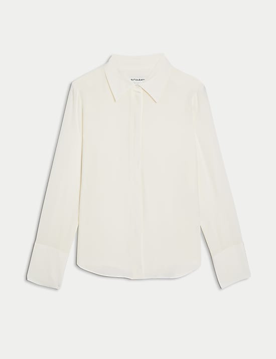 Pure Silk Long Sleeve Shirt