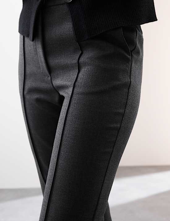 Schlaghose mit Wolle