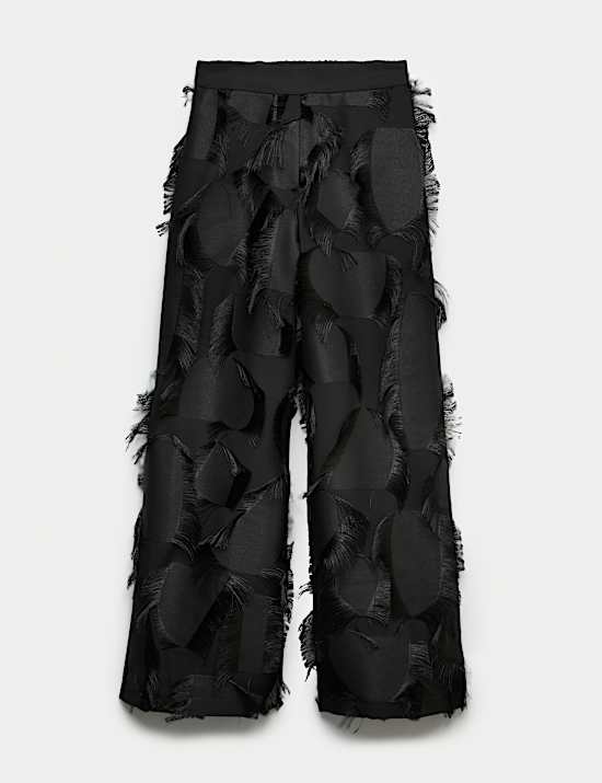 Fringe Wide Leg Trousers