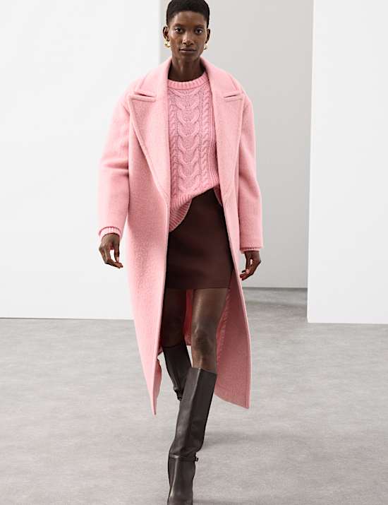 Mini A-Line Skirt with Wool