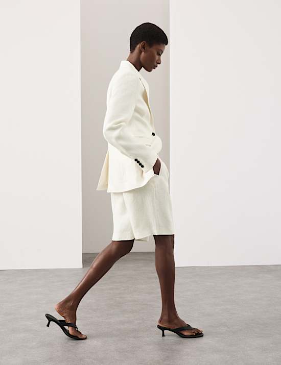 Pure Linen Tailored Shorts