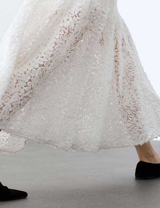 Embroidered Maxi Circle Skirt