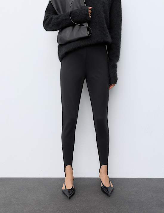 High Waisted Stirrup Leggings