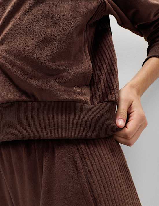 Super Soft Velour Zip Up Hoodie