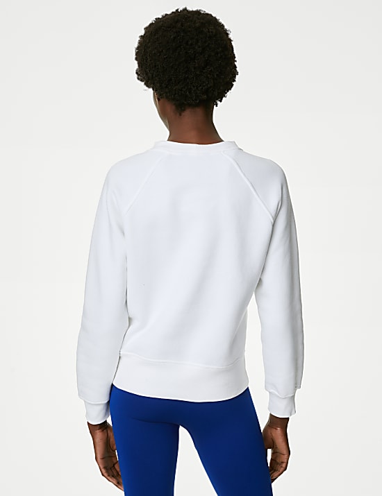 Cotton Rich Crew Neck Sweatshirt
