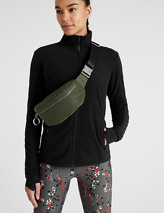 Top en polaire avec fermeture &agrave; glissi&egrave;re