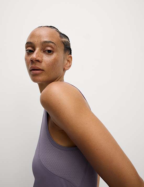 Scoop Neck Racer Back Vest Top