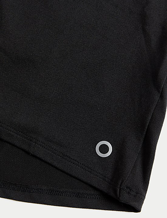 Χαλαρό φανελάκι γιόγκα με πλισέ πλάτη