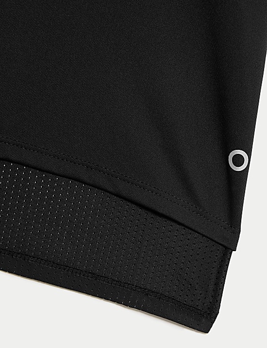 Scoop Neck Mesh Back T-Shirt