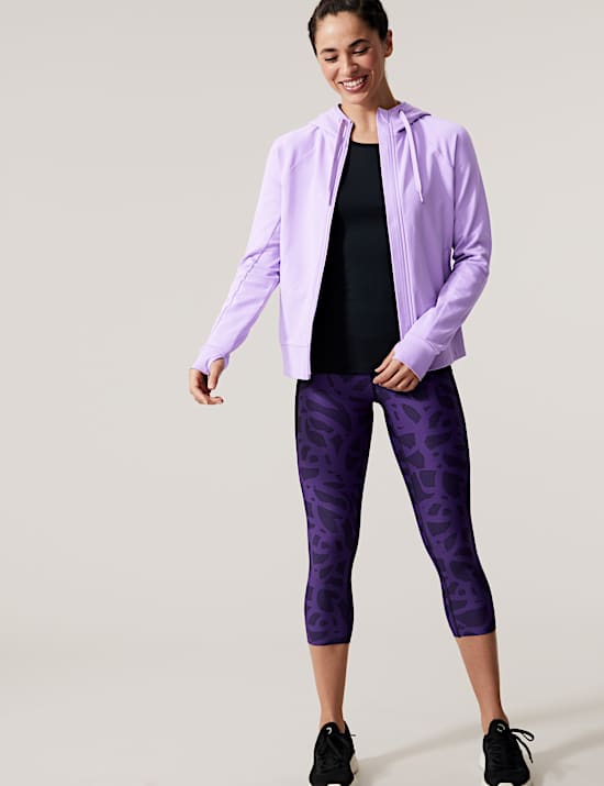 Cotton Rich Zip Up Hoodie