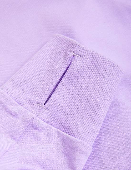 Cotton Rich Zip Up Hoodie