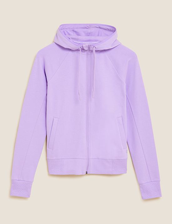 Cotton Rich Zip Up Hoodie