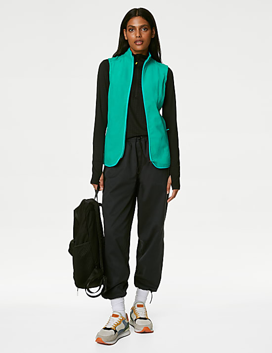 Zip Up Funnel Neck Gilet