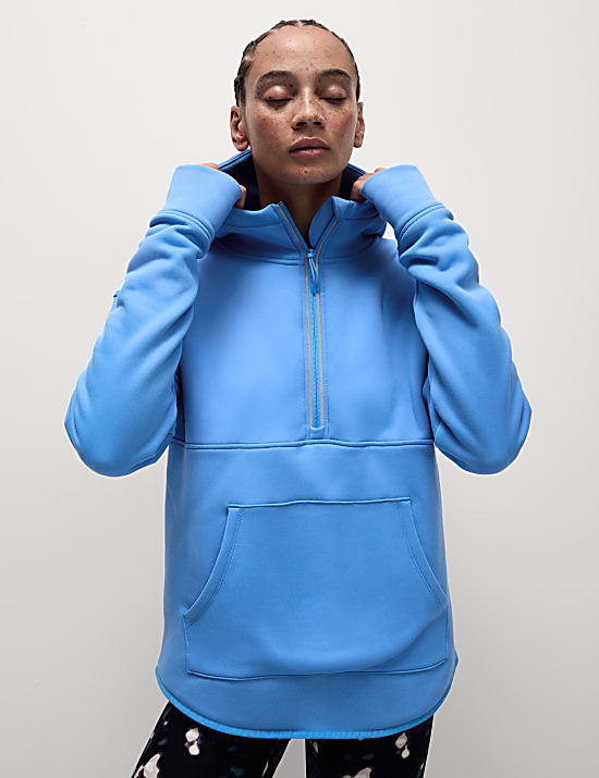 Ultraheat&trade; Half Zip Relaxed Hoodie