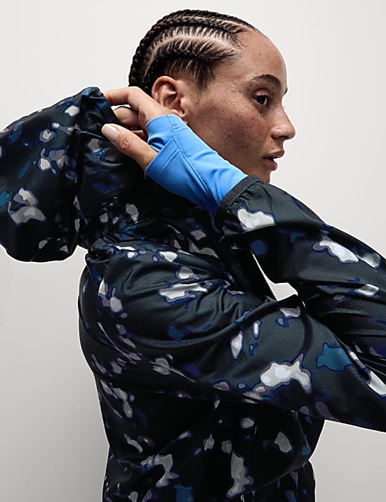 Opvouwbaar sportjasje met Stormwear&trade; en print