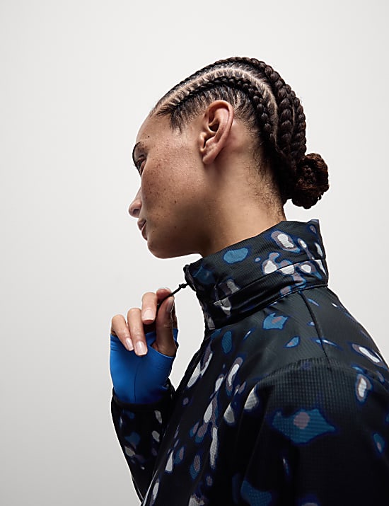 Opvouwbaar sportjasje met Stormwear&trade; en print