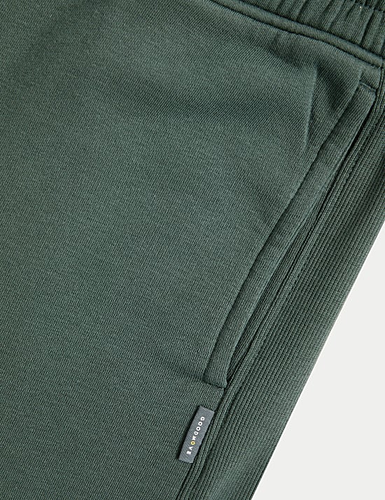 Cotton Rich RelaxedHigh Waisted Joggers