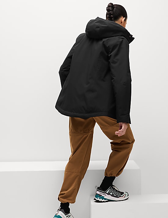 Gewatteerd, waterdicht jasje met capuchon