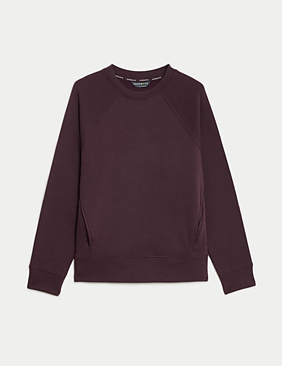 Cotton Rich Crew Neck Sweat-shirt