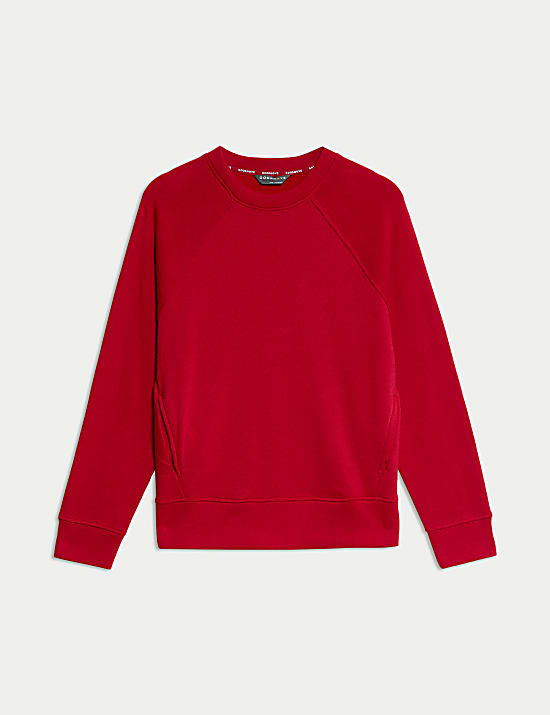 Cotton Rich Crew Neck Sweat-shirt