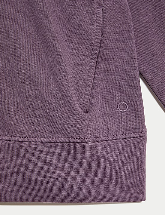 Cotton Rich Crew Neck Sweat-shirt