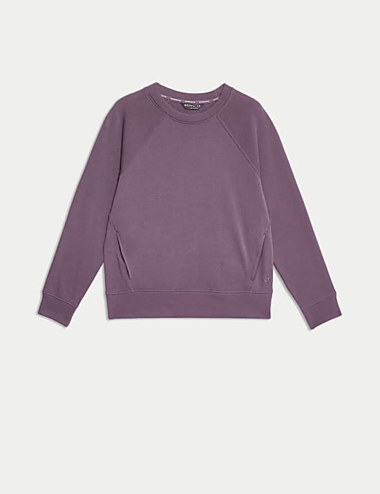 Cotton Rich Crew Neck Sweat-shirt