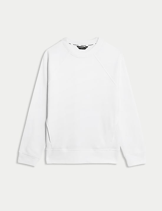 Cotton Rich Crew Neck Sweat-shirt